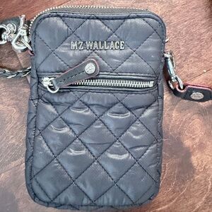 MZ Wallace Black Quilted Crossbody